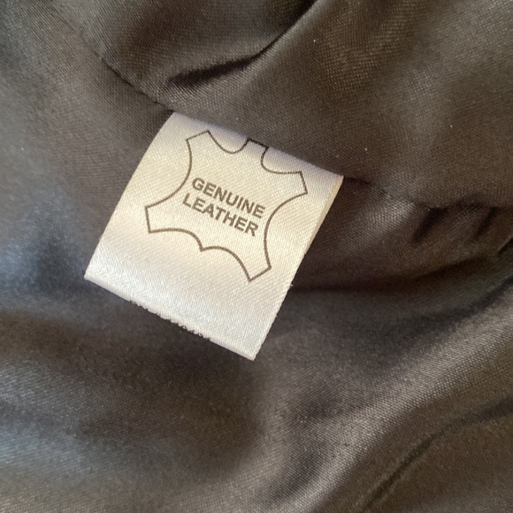 For Joseph Asymmetrical Black Leather Moto Biker Vest - Picture 8 of 16